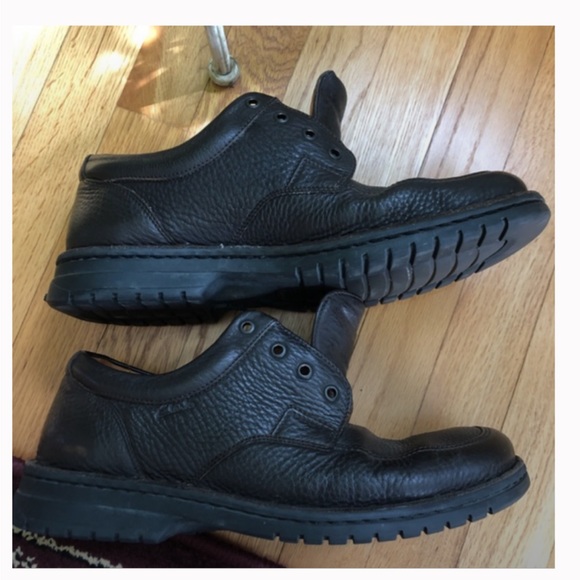 Clarks Men’s Brown Leather Shoes Size 10 - Picture 7 of 11